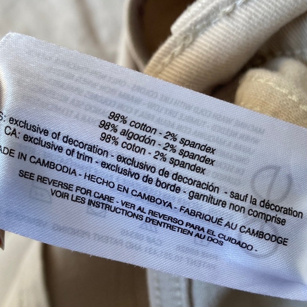 Gloria Vanderbilt stonewood jean Bermuda short flawless stretch classic rise 24W - Picture 14 of 15